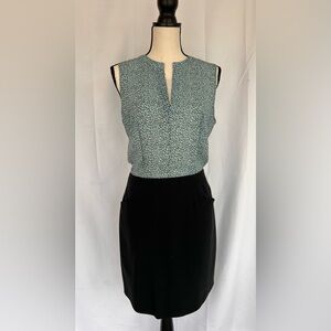 BCBGMAXAZRIA - Pencil Skirt Dress, Black with Blue Hues, Size 6​​​​